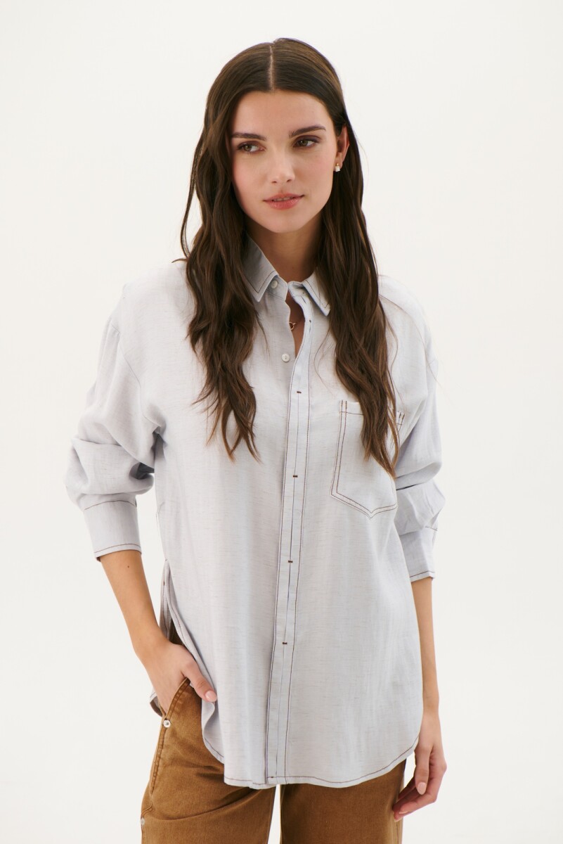 CAMISA MILAN - CELESTE 