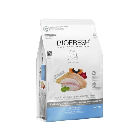 Biofresh Perro Castrado Raza Mediana 10,1kg |Control de Peso Biofresh Perro Castrado Raza Mediana 10,1kg |Control de Peso