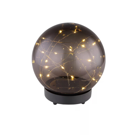 Globo solar LED negro transp. Ø10cm 0,6W Z-SOLAR EG3836