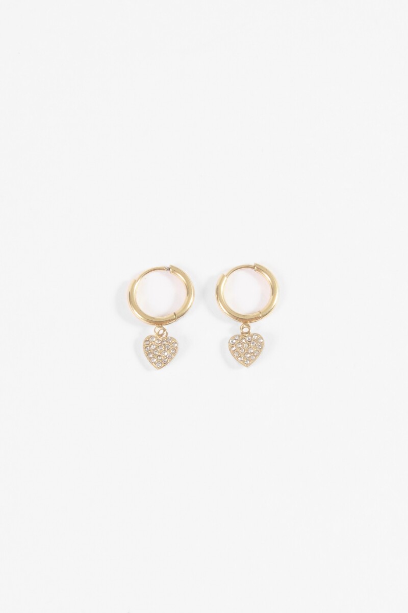 Aros dije cora strass dorado