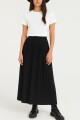 Falda Plisa Negro
