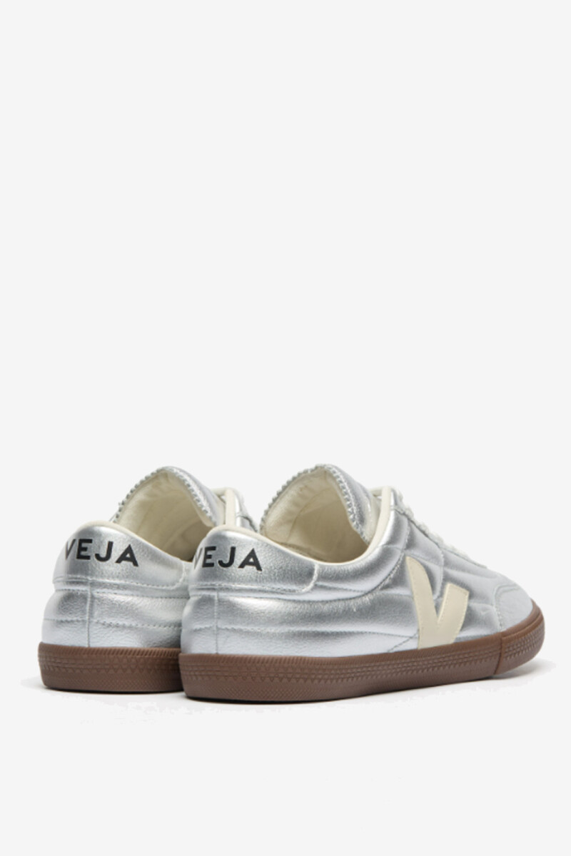 PANENKA LEATHER SILVER WHITE Plata