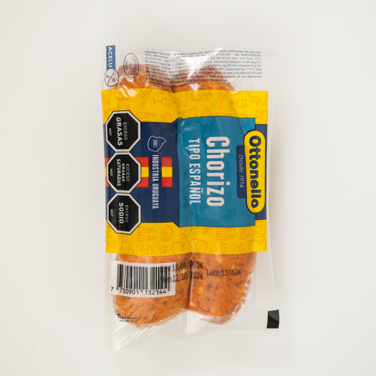 Chorizo tipo español Ottonello 