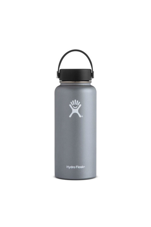 Botella Wide Mouth With Flex Cap 32 Oz. Graphite