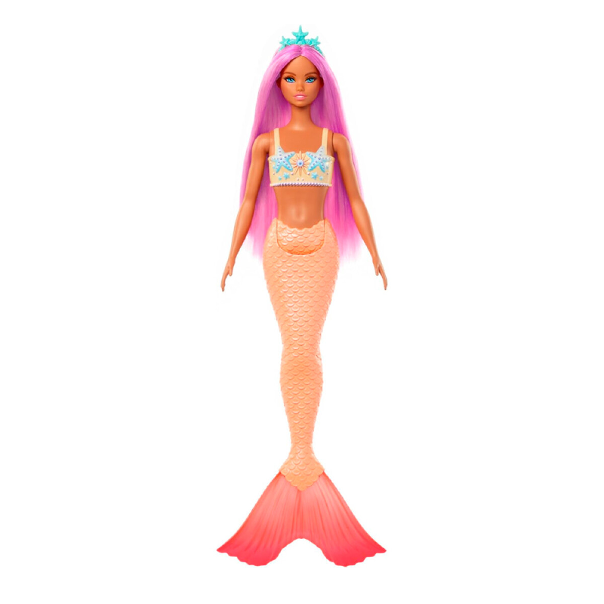Muñeca Barbie Sirena Dreamtopia - Naranja 
