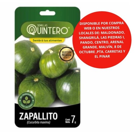 Semillas Zapallito x 7g