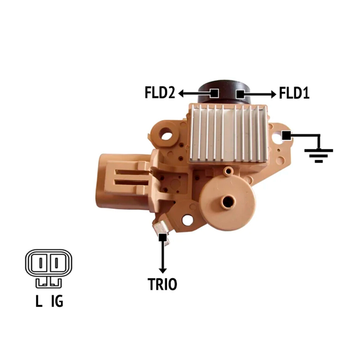 REGULADOR VOLTAJE HYUNDAI HYUNDAI MANDO 24V NOSSO 