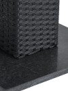 Mesa de balcón THY A60xL60 negro Mesa de balcón THY A60xL60 negro
