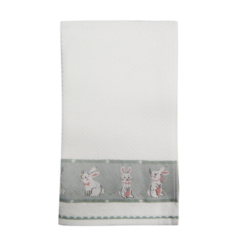 Repasador Dohler Jacquard Bord Vida 45 cm x 70 cm Conejo