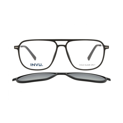 INVU Clip-On 42519A col Matt Metal Grey/Gun Invu Clip-on 42519a Col Matt Metal Grey/gun