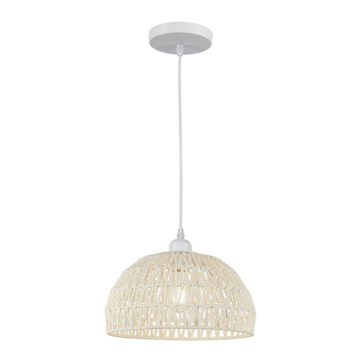 COLGANTE JACARTA E27 30CM RATTAN CLARO 