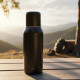 Termo Bala en acero inox de 1 lt Negro