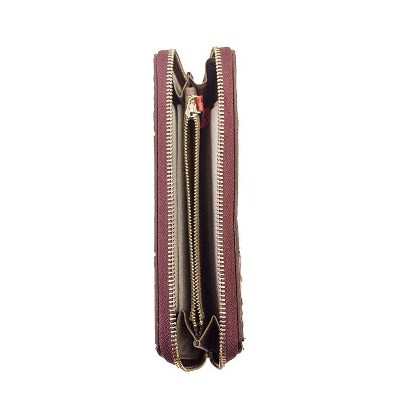 Billeteras - ACTIVE - Billetera de Cuero de Unisex - HWL06-1911 Rojo-combinado