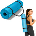 Colchoneta De Yoga Antideslizante 15mm Celeste