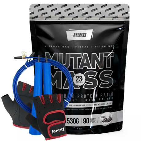 Kit Star Nutrition Mutant Mass Proteína Masa Muscular Cookiesycream