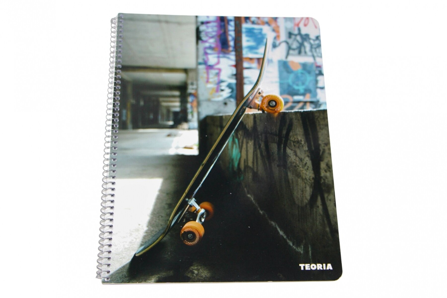 CUADERNOLA TEORIA 70 HOJAS RAYADA - TAPA SKATE 