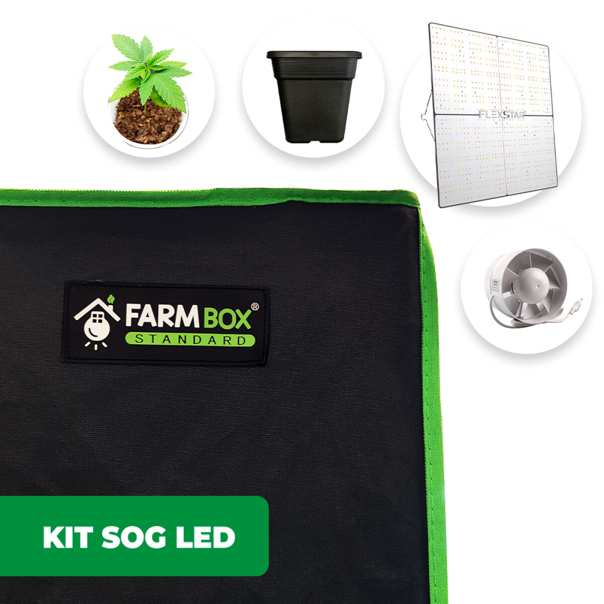 KIT INDOOR SOG LED STANDARD - 100X100X200CM 