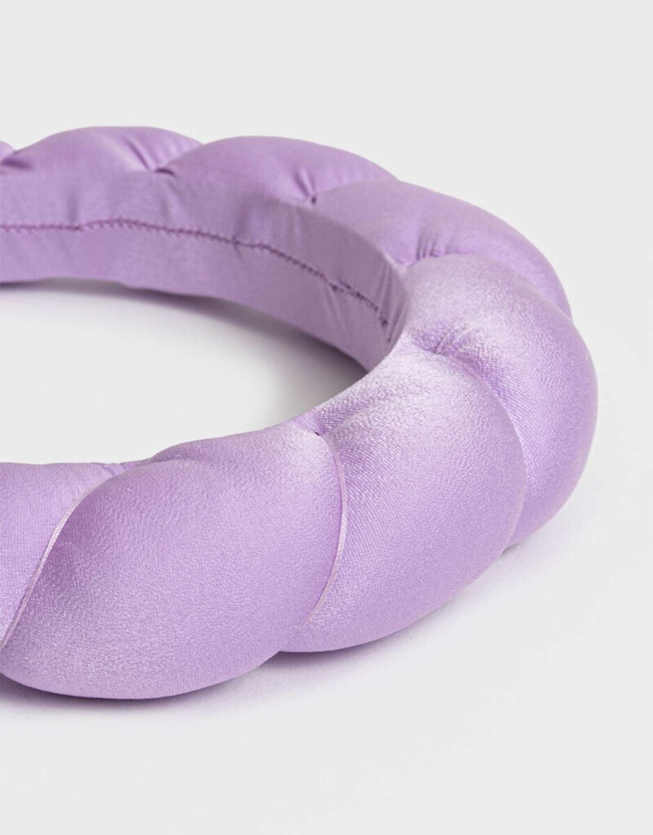 Vincha Rígida Puffy - Violeta Lila 