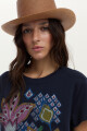 Remera Shine Azul Marino