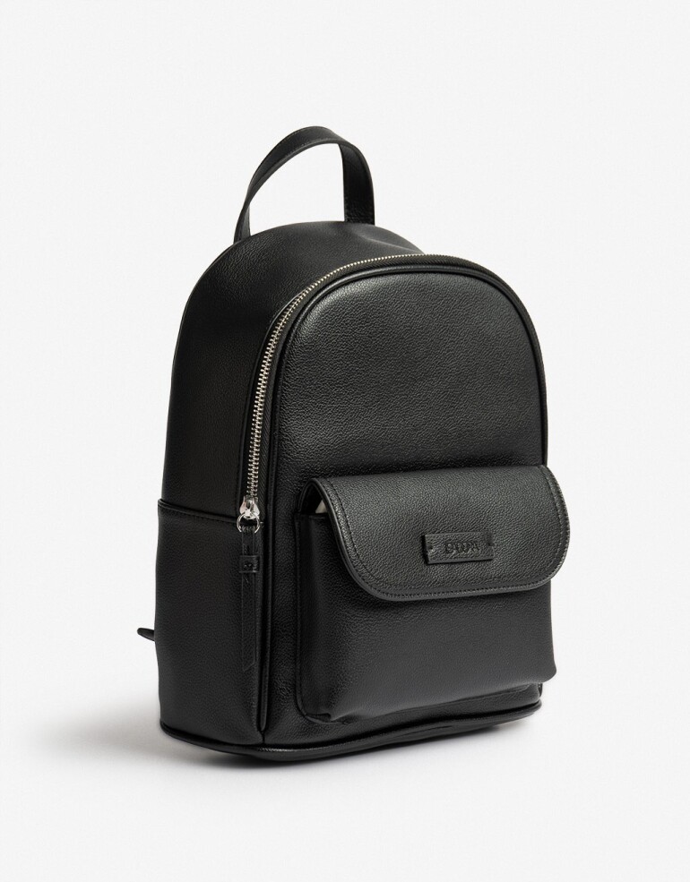 Mochilas Urbanas Basicos Mochila Tramada Negro - Negro