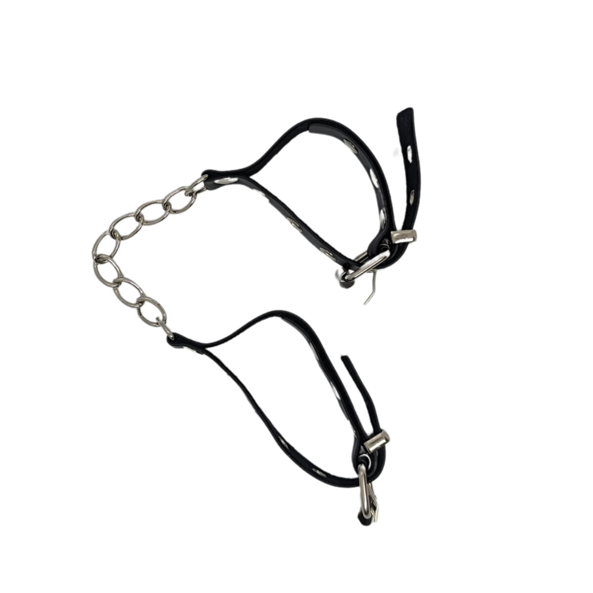 Esposas Finas De Cuero Con Cadena 