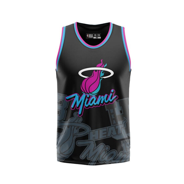 Musculosa NBA Miami Heat de Hombre - NBATT523207-BK1 Negro