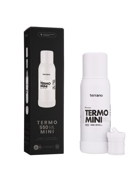 Termo Mini Premium - 500mL. Blanco