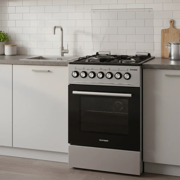 Cocina Combinada Turca Telefunken 3h A Gas 1 Eléctrica Tlf5031g COCINA COMBINADA TELEFUNKEN 3H TLF5031G