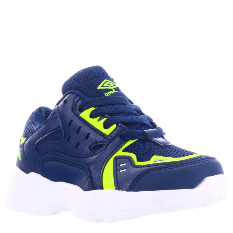 Championes Infantiles Umbro JOY Jrs. Azul Marino - Verde - Blanco