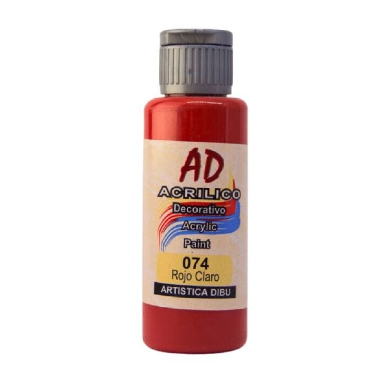 Acrílico Decorativo Ad 60 Ml Rojo Claro 