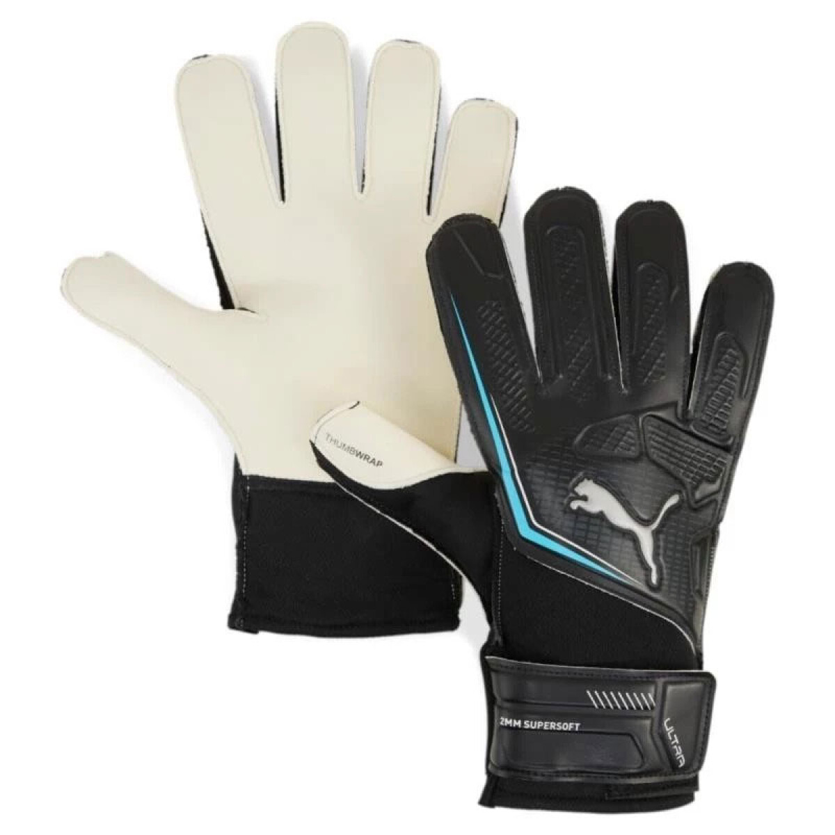 Guantes Puma Ultra Play RC - Negro - Plateado 