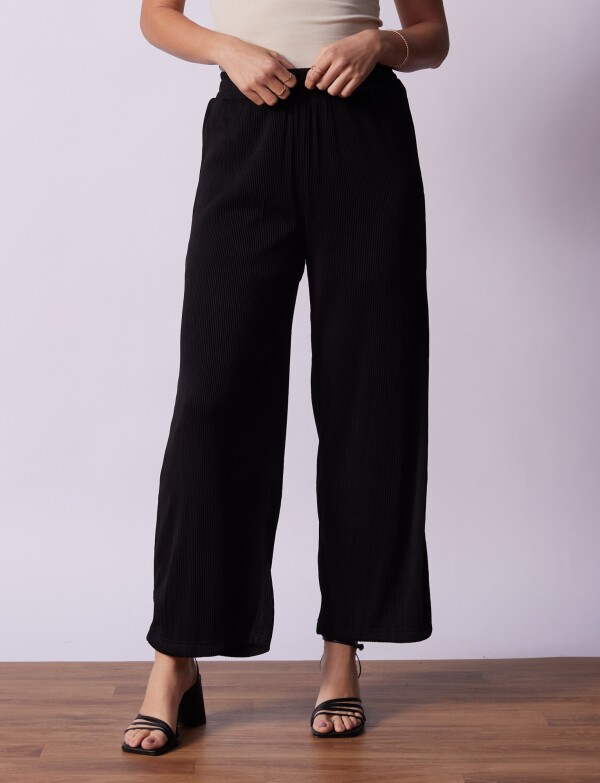 Pantalon Plisado NEGRO