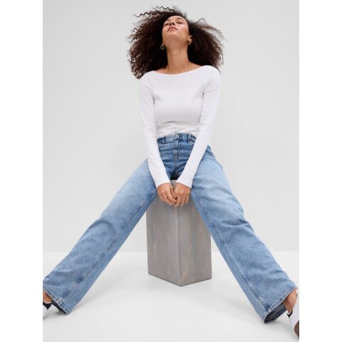 FRCH LS MOD BATEAU FRESH WHITE