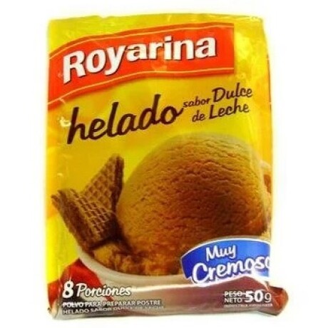 HELADO POLVO ROYARINA 50G DULCE DE LECHE HELADO POLVO ROYARINA 50G DULCE DE LECHE