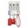 Kit Menage p/ Cocina en Silicona con Espátula Batidor Pincel Rojo