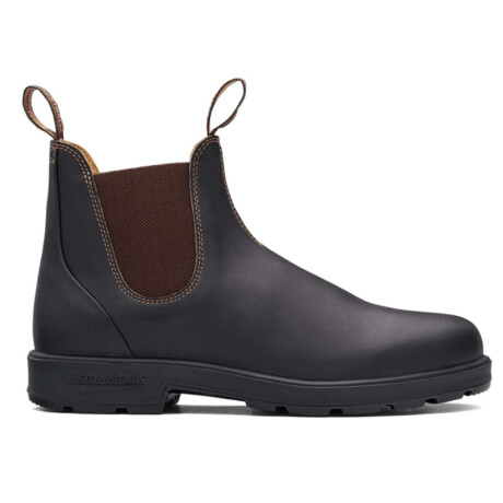 Botas Blundstone Elastic Side V Cut Marrón Oscuro