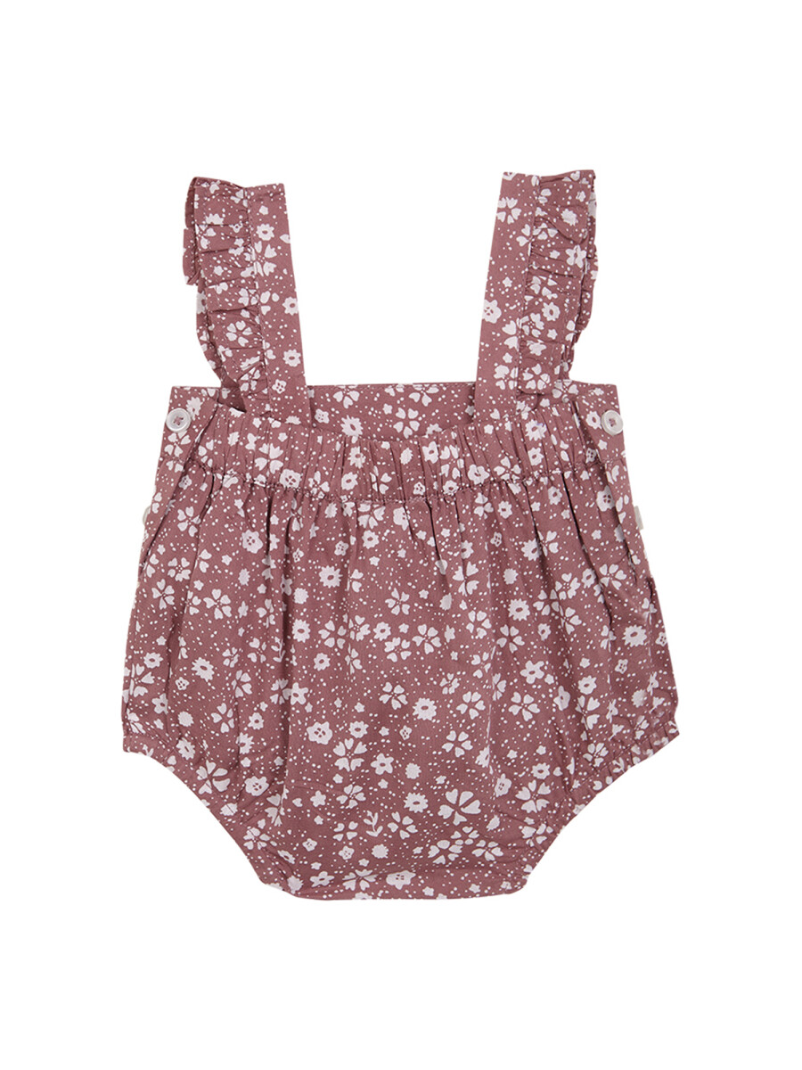 Rana Estampada Con Tirante Purpura