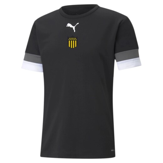 Camiseta Puma Peñarol Niño Team Rise Tee Negro S/C