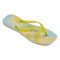Sandalias Havaianas Slim Square Jelly Mujer Buttercream