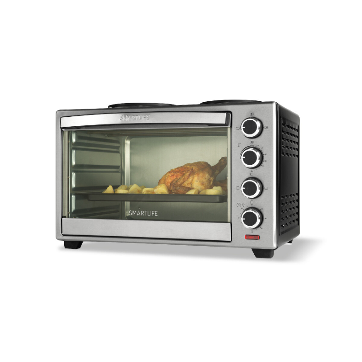 Horno Eléctrico SMARTLIFE SL-EO48SP 2000W Con Anafe Capacidad 48Lt 