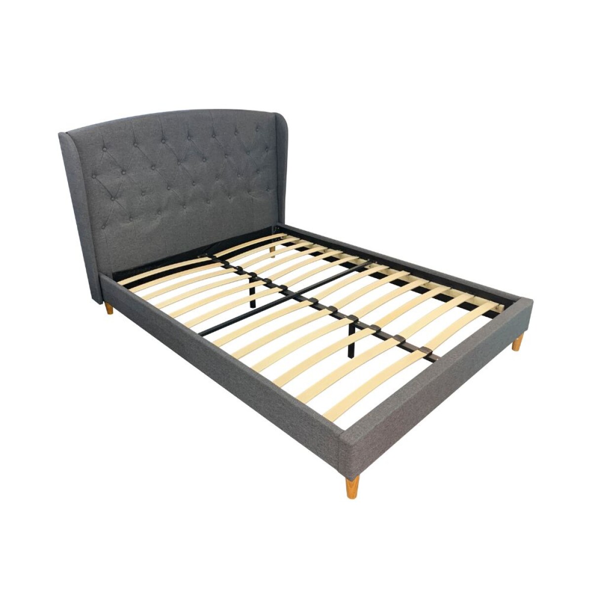 Cama 2 plazas con respaldo 