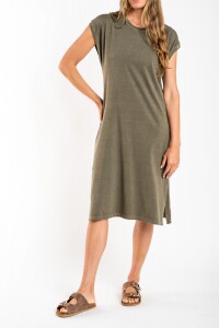 Vestido Algodon Lavado Safari