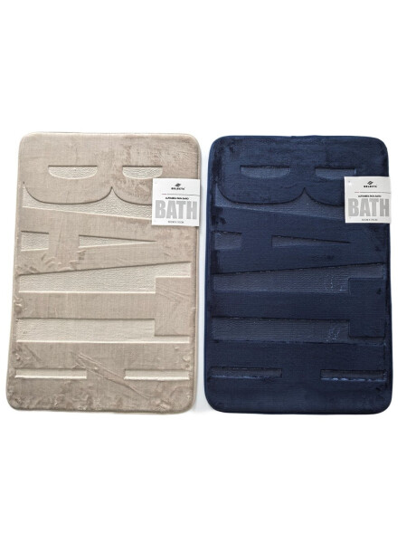 ALFOMBRA DE BAÑO SOFT C/RELIEVE 50X76CM SURTIDO ALFOMBRA DE BAÑO SOFT C/RELIEVE 50X76CM SURTIDO