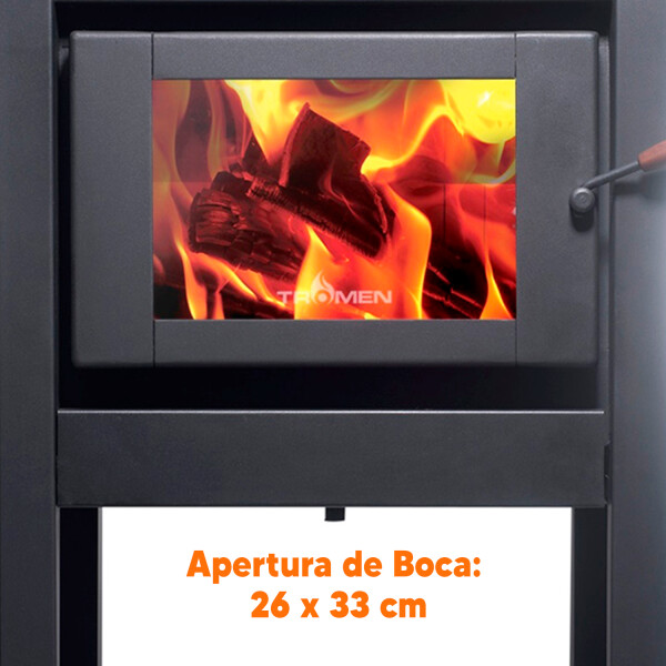 Estufa Calefactor A Leña Tromen Tr 7001 CALEFACTOR TROMEN TR7001 32003