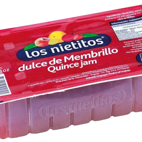 DULCE LOS NIETITOS 900G MEMBRILLO DULCE LOS NIETITOS 900G MEMBRILLO