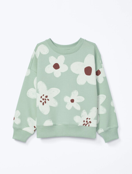 BUZO ESTAMPADO INFANTIL VERDE