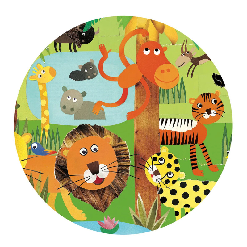 Puzzle de observación 35 piezas Jungla Djeco Puzzle de observación 35 piezas Jungla Djeco