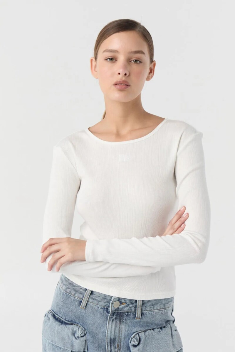 REMERA BOONE Off White