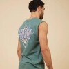 Musculosa Hombre Alg.C/Estam.E/Espal. Rusty Verde Oscuro