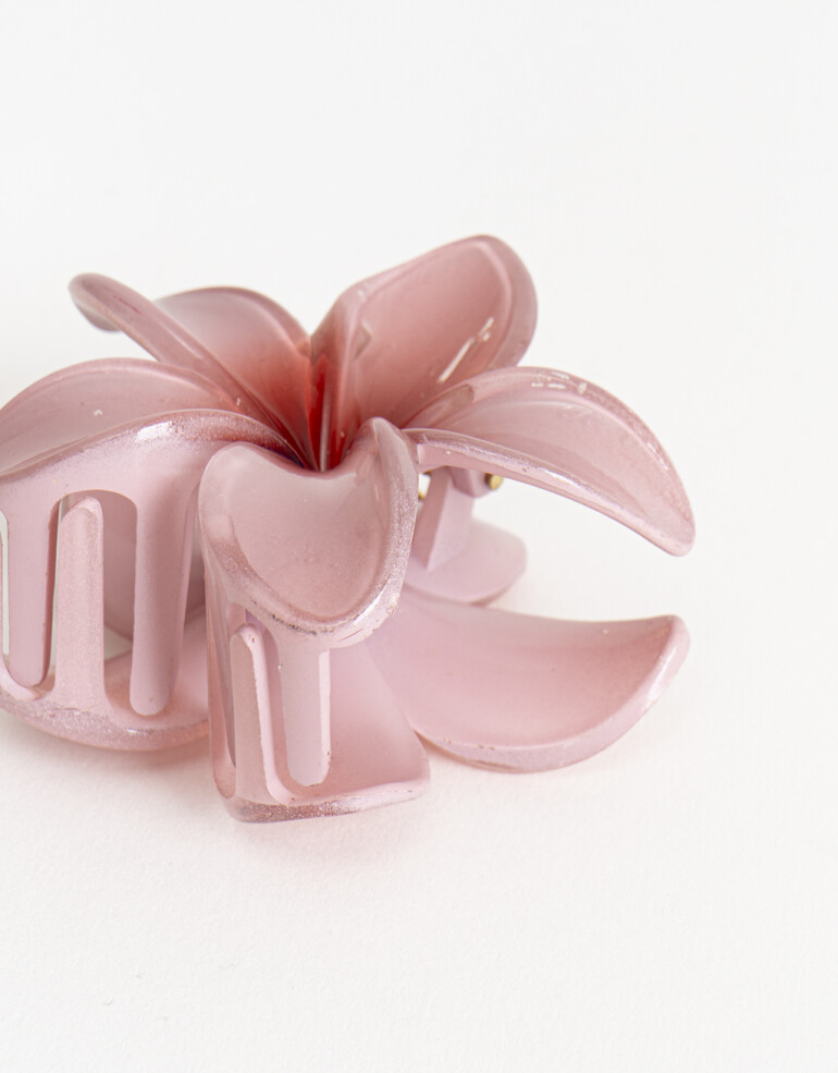 Broche Flores Broche Acrílico Flor - Combinacion Bicolor